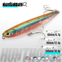 hot！【DT】 Hunthouse Topwater Fishing 60/90/100mm 6.4/12.4/18.8g Floating Bait Top Lures for Seabass Pike Feeder