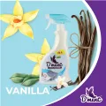 D'menc® Fabric Freshener With Antibac 99.9% 650ml x 12 Pcs (Breezy Vanilla) [Buy In Bulk]. 