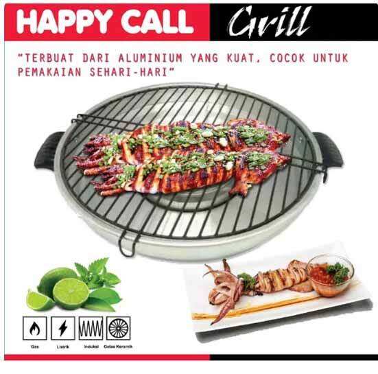Happy Call Grill 32cmAlat PemanggangPanggang Happy Call Grill Di Atas