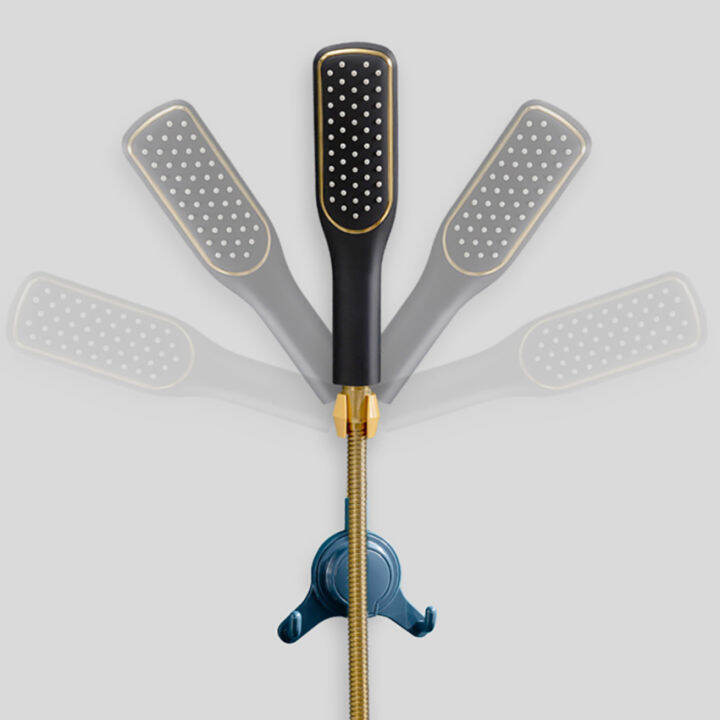 360° Shower Head Stand Adjustable No Punch Bathroom Shower Stand Wall