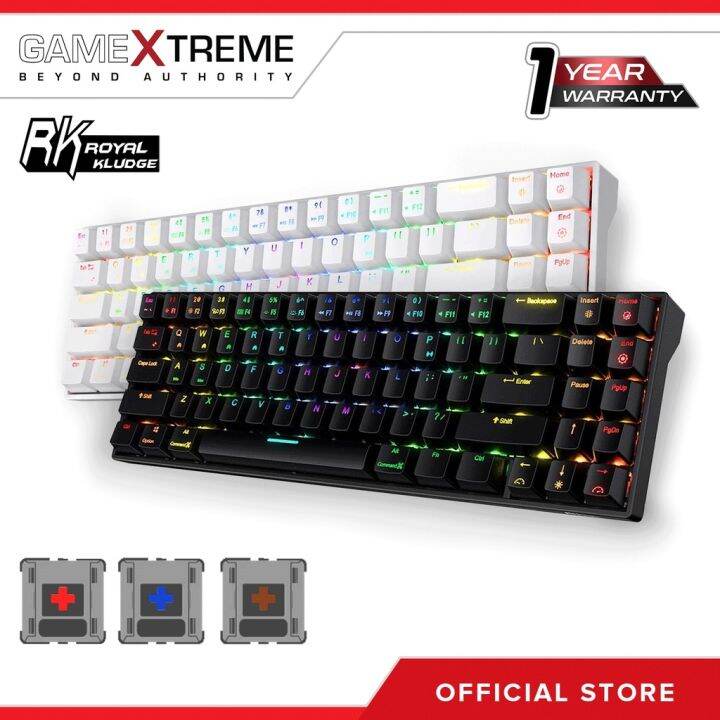 【COD】 Royal Kludge RK71 Dual Mode RGB 71 Keys Hot Swappable Mechanical ...