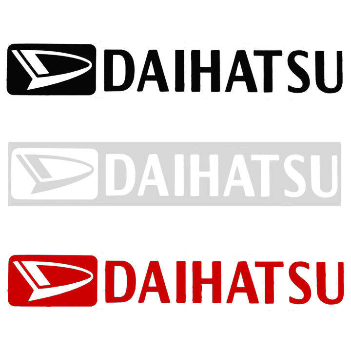 Sticker Potong DAIHATSU 18cm x 2.5cm ST355 (RP7-01) | Lazada