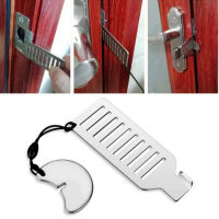 ระบบรักษาความปลอดภัยล็อคประตูสำหรับการเดินทาง Heavy Duty Portable Door Lock Stoppers Ho Door Jammer Home Security Lock Latch Device Apart