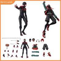 มาร์เวลเซนติเนลเอสวีแอคชั่นสไปเดอร์แมนเข้าไปใน Spider-Verse ไมล์ Morales Pani Parker ตุ๊กตาขยับแขนขาได้ของเล่นตุ๊กตาขยับได้ของขวัญ