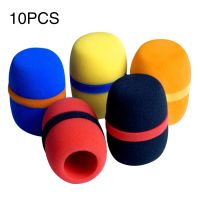 10pcs Accessories Cap Dust Proof Foam Microphone Cover Windscreen Protective Studio Soft Sponge Thickened KTV Headset Handheld