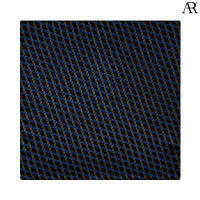 ANGELINO RUFOLO Pocket Square(ผ้าเช็ดหน้าสูท) ผ้าไหมทออิตาลี่ 100% คุณภาพเยี่ยม ดีไซน์ AR Weave สีดำ,เหลือง,แดง,น้ำเงิน