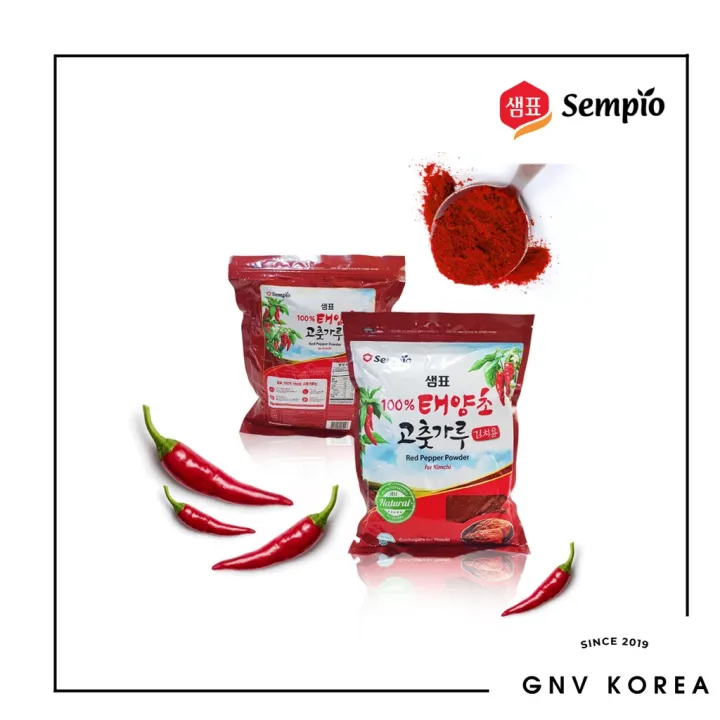 [SEMPIO] RED PEPPER POWDER FOR KIMCHI 1kg Lazada PH