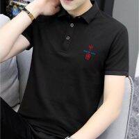 ฤดูร้อนรูปแบบใหม่ที่เรียบง่ายสบายๆปกเสื้อโปโลผู้ชายอินเทรนด์ฮ่องกงระบายอากาศแห้งเร็วหลวมเยาวชนอเนกประสงค์