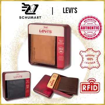 Levi's Men's RFID Leather Traveler Wallet Bifold | Travel wallets, Rfid,  Leather
