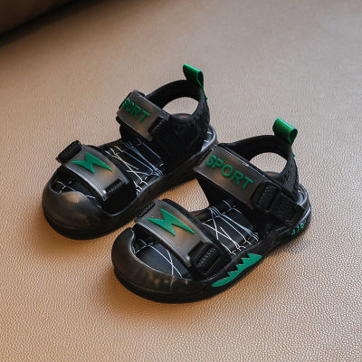 LIA-ข้อเสนอแบบจำกัดเวลา-รองเท้าแตะเด็กผู้ชายนิ้วเท้าต่อต้านการเตะ 2023 ฤดูร้อนรองเท้าแตะเด็กนุ่มโซลลื่นเด็กรองเท้าชายหาด XZ-1057
