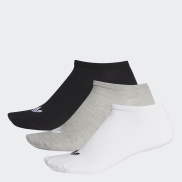adidas ORIGINALS 3 đôi tất Trefoil Liner Unisex Màu trắng FT8524