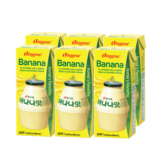 Thùng sữa chuối hàn quốc binggrae banana milk 200ml x 24 hộp - ảnh sản phẩm 2