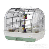 DOGLEMI Shop [พร้อม] กรงสัตว์เลี้ยงแบบโปร่งใสกรงนกแบบพกพาสำหรับ Leiothrix Parrot Crested Myna