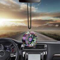 【CC】✌☇  Car Ornament Pendant Metal Hub Flywheel Hanging Hip-hop Interior Rear View Mirror Decoration Dangle Trim Accessories