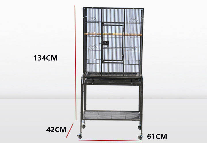 กรงนก-เคลือบกันสนิม-ขนาด-61x42x134-cm-สามารถเลี้ยงได้ทุกขนาด-เล็ก-กลาง-ใหญ่