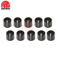 10PCS 360 Degrees Potentiometer Rotary Encoder Aluminum Alloy Half Shaft Hole Caps Knob Brick Sensor Switch For KY-040 ABS