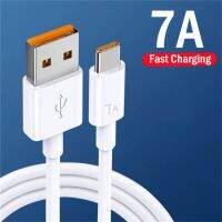 7a Usb Type C ซูเปอร์สายชาร์จแบบเร็วสำหรับ Mi 12 P40สายไฟรวดเร็วสำหรับ P30 40 Mate Charing Pro Xiaomi ข้อมูล Huawei Usb