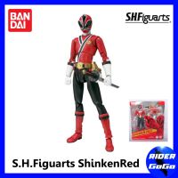 โมเดล ฟิกเกอร์ ชินเคนเรด ตัวเอกจากเรื่อง ขบวนการ ชินเคนเจอร์ S.H.Figuarts ShinkenRed Shinkenger ของแท้ Bandai จากญี่ปุ่น