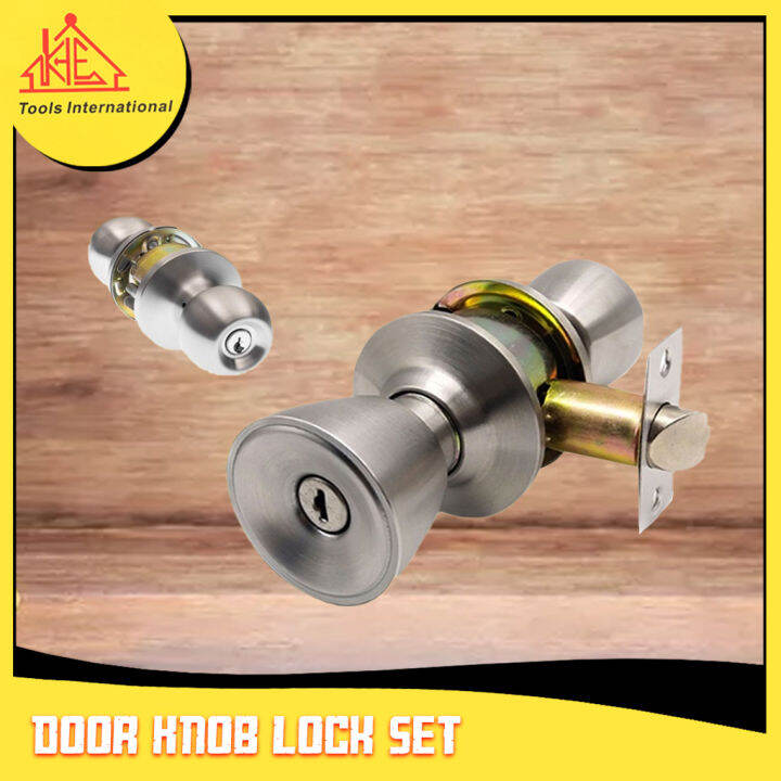 RDR/Stainless Door Knob/Door Knob Lock Set Lazada PH