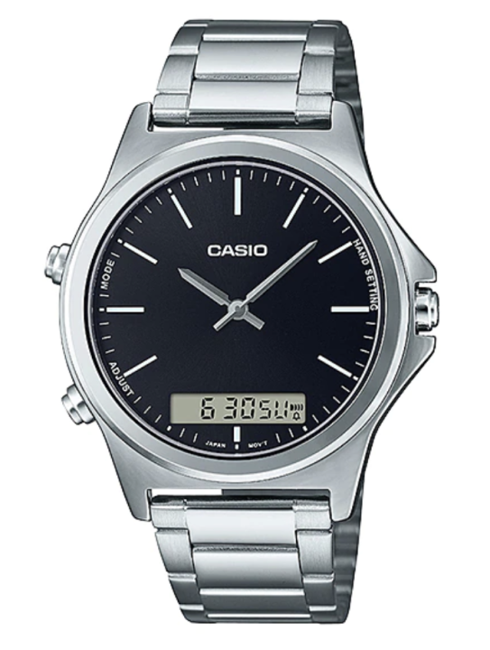 นาฬิกาข้อมือผู้ชายคาสิโอ-casio-standard-silver-สายแสตนเลสสีเงิน-หน้าปัดน้ำเงิน-รุ่น-mtp-vc01d-1eudf-mtp-vc01d-1e-mtp-vc01d