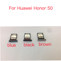 1 ชิ้นใหม่สำหรับ Huawei Honor 50 ซิมการ์ดที่ใส่ถาดซิมการ์ดซ็อกเก็ต-Luqiande