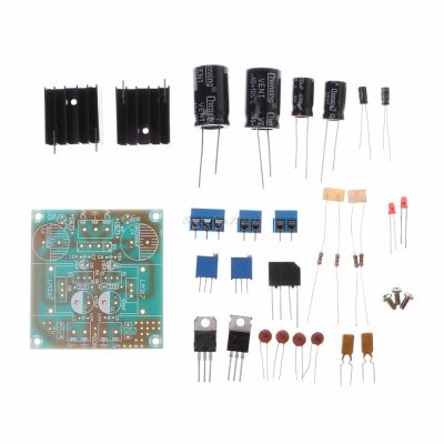 Fused LM317 LM337 Postive Negative Dual Card Power Adapter Electronic Parts DIY Kit Logic ICs Dropship