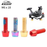 IIIPRO 6 Buah Warna Iamok Sepeda Cakram Rem Kaliper Baut M6x18 Mm MTB Sepeda Baja Tahan Karat Memperbaiki Sekrup