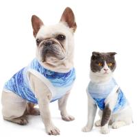 Woodrowo I.j Shop  Summer Pet Cool Tank Top Vest Breathable Pet Cat Cold Feeling Heatstroke Prevention Cooling Vest French Bulldog Clothes