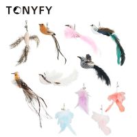Interactive Cat Toy Funny Simulation Feather Bird Sucker Cat Stick Toy Playing Teaser Wand Replacement Head Toy Cat Supplies Toys