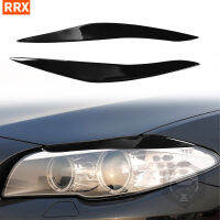 【2023】For BMW F10 5 Series 2010 2012 2013 Car Headlight Eyebrows Eyelid Piano Black Sticker Gloss Automobile Interior Parts ！ 1