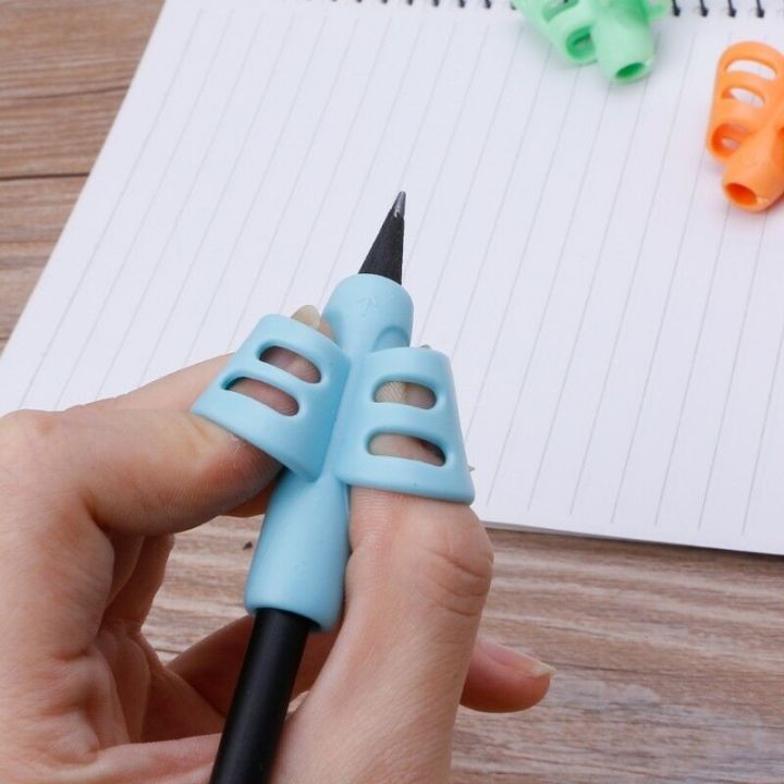 3ชิ้นดินสอปากกาที่วางเขียนสำหรับเด็กฝึกหัดฝึกหัดอุปกรณ์แก้ไขท่าทางสำหรับเด็กนักเรียน