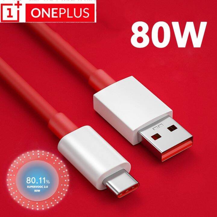 Oneplus 80W SUPERVOOC  Fast Charger Cable USB Type C 8A For Oneplus 10R  Nord 2T 10 PRO Original 