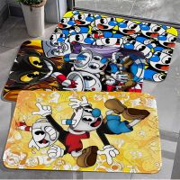 【cw】 Cuphead And Mugman Kids Room Bedroom Decoration Balcony Anti Doormat Hotel