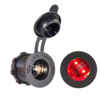 ♀ New 12V Motorcycle Car Boat Tractor Accessory Waterproof Cigarette Lighter Power Socket Plug Outlet Car-styling