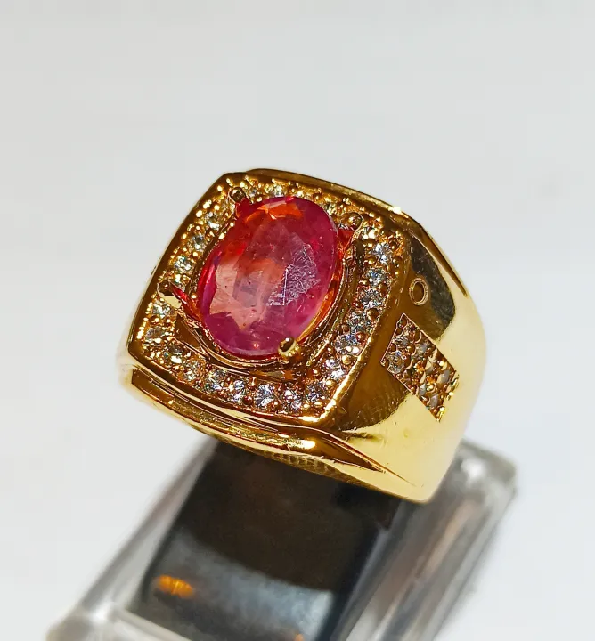 emas batu ruby ring