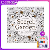 96 Pages English Secret Garden Coloring Books for Adults Kids Relieve Stress Kill Time Graffiti Painting Book Libros