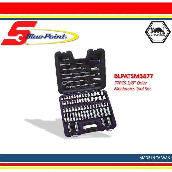 Blue Point TOOL SET 77PC 3/8" BLPATSM3877 Lazada PH