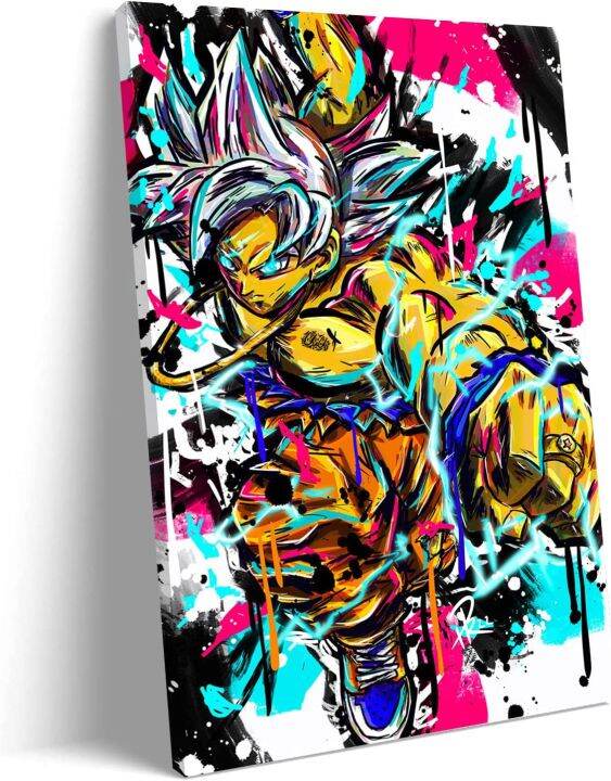 Japanese Anime Dragon Ball Poster Goku Painting Canvas Poster For Boys