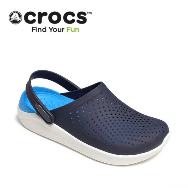 daily-special-ใหม่-2023-crocs-brand-crocs-สีน้ําเงินเข้ม-รองเท้าแตะ-รองเท้าผู้หญิง-รองเท้าแตะผู้ชาย-รองเท้าผู้ชาย-รองเท้าหลัก-รองเท้าเท้า