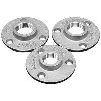 ⊕♣ 6Pcs 1/2 quot; 3/4 Aluminium Alloy Decorative Malleable Iron Floor Flange