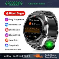 Health Smart Watch Men│Blood Glucose│Blood Pressure│Blood Oxygen│Met │Temperature│Smartwatch│Bluetooth Call│Heart Rate│HD Screen