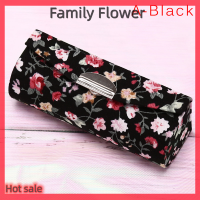 Family Flower Flash Sale กรณีลิปสติก Retro ปักผู้ถือดอกไม้ออกแบบด้วยกล่องบรรจุภัณฑ์กระจก