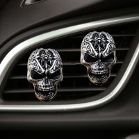 【DT】  hotCool Skull Car Decoration Flavoring In Car Aroma Diffuser Air Vent Perfume Clips Car Fragrances Smell Scent Car Accessories Auto