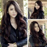 Womens Lady Wavy Hair Full วิกผม Party Costume วิกผม ส่วนลด100 บาท โค้ด QC7311409