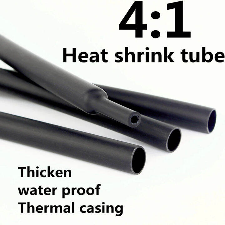 5Meter 41 Heat Shrink Tube With Glue Thermoretractile Heat Shrinkable
