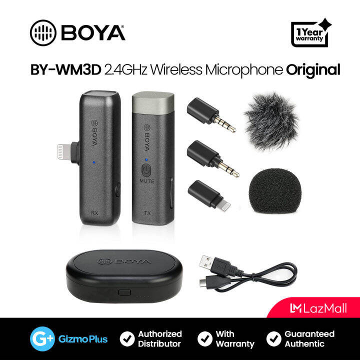 Boya BY-WM3D Digital True-Wireless Microphone System | Lazada PH