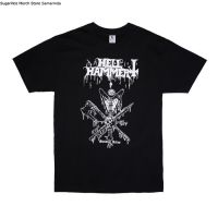 เสื้อยืดโอเวอร์ไซส์เสื้อยืด ลายค้อน Hell Hammer Satanic Rites TS MS-4XL  XZ7L