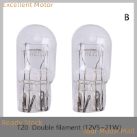 Excellent 2pcs T20 7443 7440หลอดไฟฮาโลเจนหลอดไฟ CLEAR Glass Daytime Running Lights