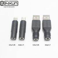 1/2/5PCS Micro USB / USB 2.0 Male plug connector to DC 3.5x1.35 / 4.0x1.7 mm Female Jack Converter Laptop Adapter Connector