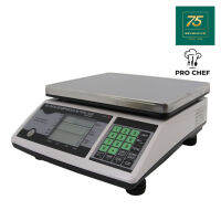 PRO CHEF เครื่องชั่งน้ำหนัก ตาชั่ง ตาชั่งเบเกอรี่ DIGITAL SCALES ชั่งได้6-30kg. PRC1-DRC